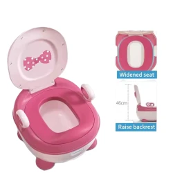 Горшок детский UM001000931, от 1 года, розовый Горшок детский UM001000931, от 1 года, розовый
