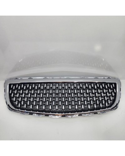 Ön bamperin barmaqlığı Ravon R4 avtomobili üçün Diamond A-122, qara/gümüşü