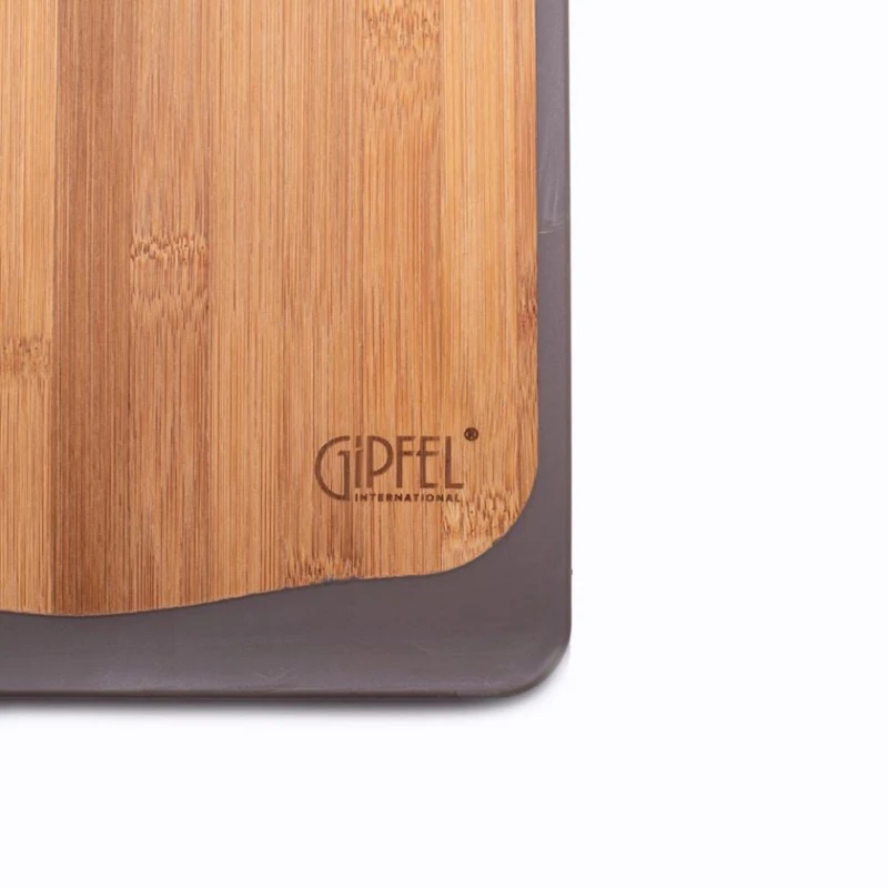Разделочная доска Gipfel ECO 3254, 33х23х1.8 см, бамбук/пластик Разделочная доска Gipfel ECO 3254, 33х23х1.8 см, бамбук/пластик