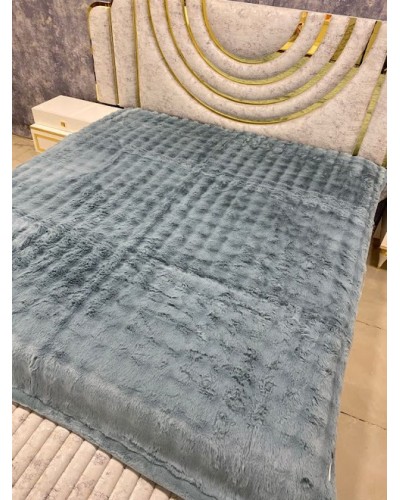 Pled-örtük MiraNova LQ-098, 210×230 sm, bambuk, boz