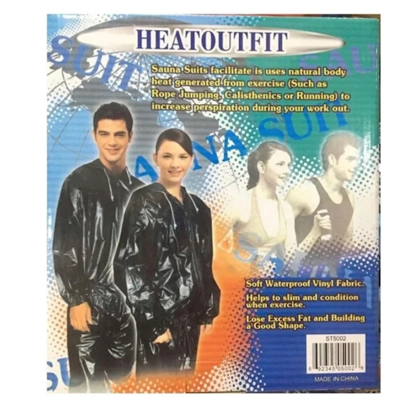 Sauna kostyumu 2262_202304093/0070, qara, PVC, 4XL