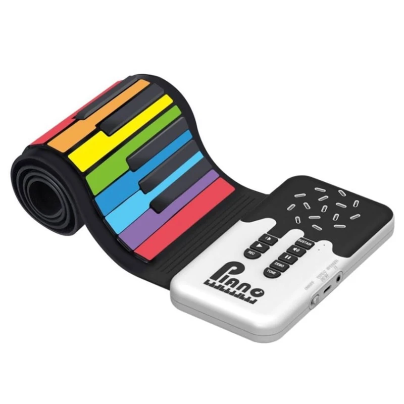 Elastik piano uşaq üçün, rəngbərəng, 81x14 sm Elastik piano uşaq üçün, rəngbərəng, 81x14 sm