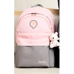 Məktəbli bel çantası CM7CO8BU çəhrayı/boz