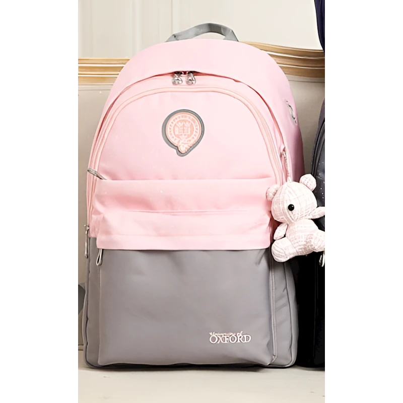 Məktəbli bel çantası CM7CO8BU çəhrayı/boz