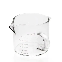 Mini Şüşə Ölçü Stəkanı 75 ml
