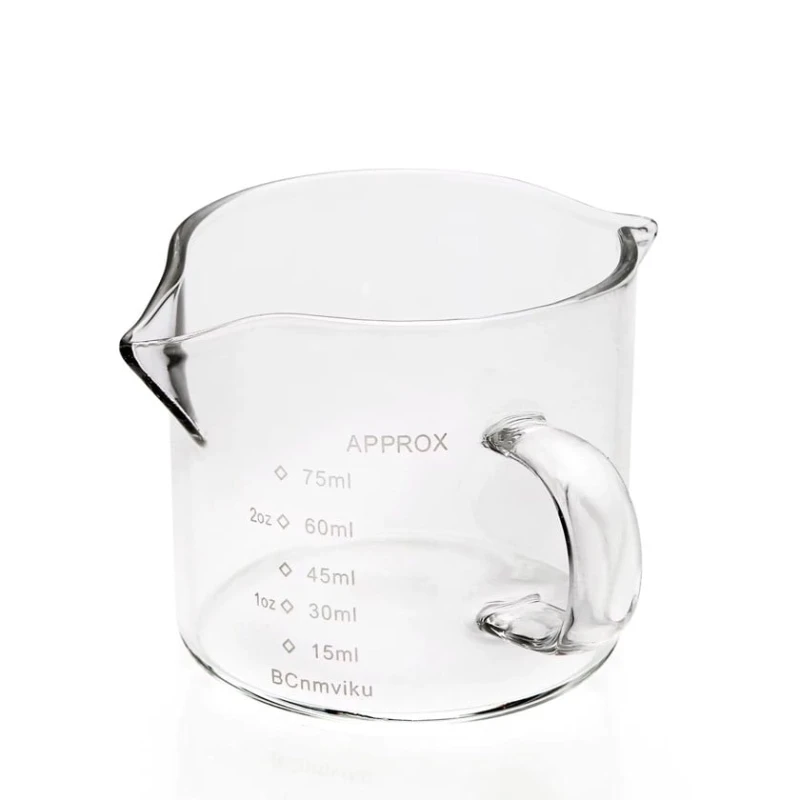 Mini Şüşə Ölçü Stəkanı 75 ml