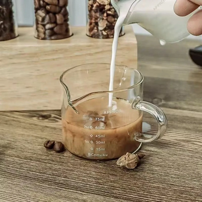 Mini Şüşə Ölçü Stəkanı 75 ml