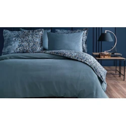 Комплект постельного белья Yataş Elba пододеяльник 220x240, простыня 240x280, наволочки 50x70, двуспальный XL, синий