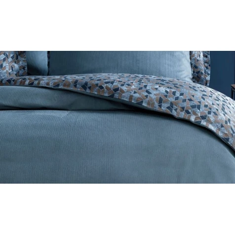 Комплект постельного белья Yataş Elba пододеяльник 220x240, простыня 240x280, наволочки 50x70, двуспальный XL, синий