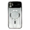 Чехол Auto Focus Magsafe для Apple iPhone 11 Transparent Silver