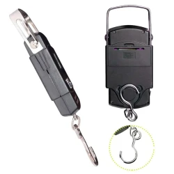 Электронный безмен, до 50 кг, пластик, черный