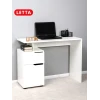 Письменный стол Letta White, 73х33х62 см, ЛДСП, белый Письменный стол Letta White, 73х33х62 см, ЛДСП, белый