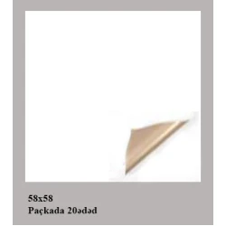 Qablaşdırma kağızı, ağ, 58x58 sm, 20 əd