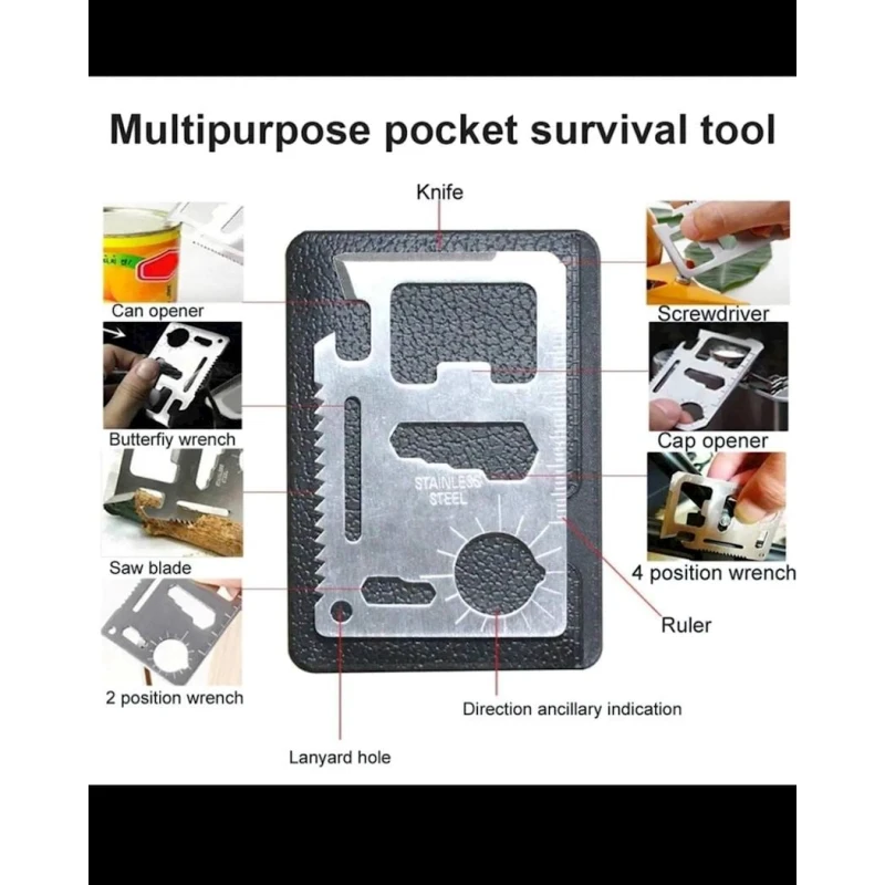 Səyahət və kempinq üçün dəst F35-ag-222, qara, 17x10x4 sm