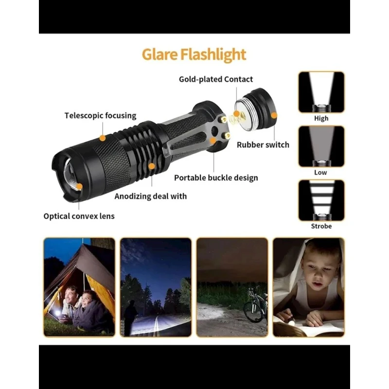 Səyahət və kempinq üçün dəst F35-ag-222, qara, 17x10x4 sm