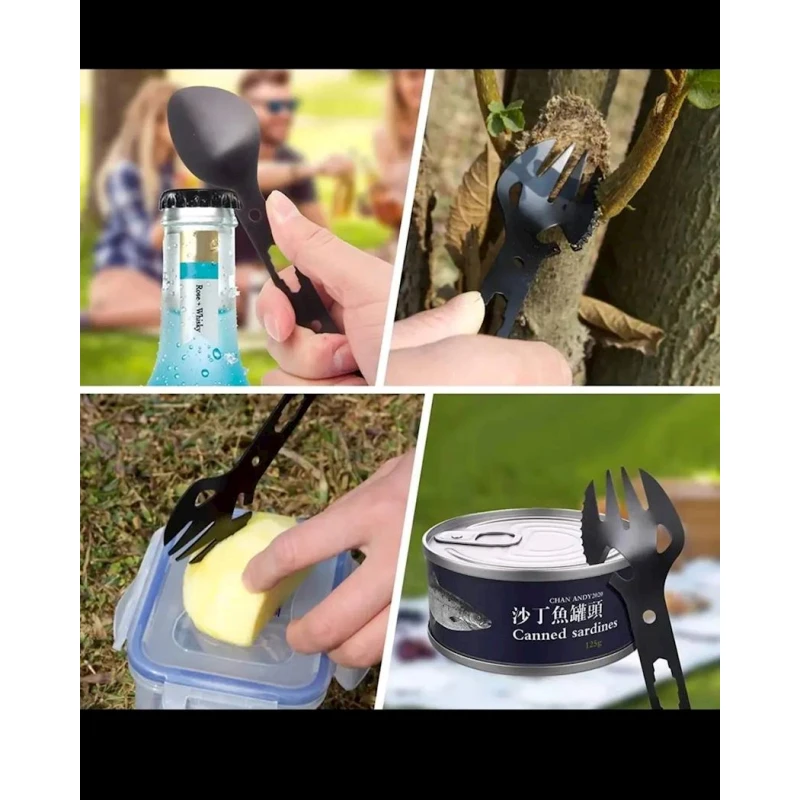 Səyahət və kempinq üçün dəst F35-ag-222, qara, 17x10x4 sm