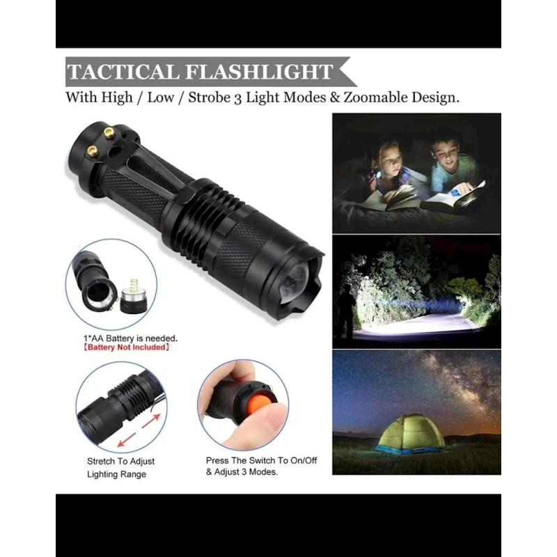 Səyahət və kempinq üçün dəst F35-ag-222, qara, 17x10x4 sm