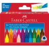 Восковые мелки Faber-Castell Triangular Wax crayons, разноцветные, воск, 24 шт
