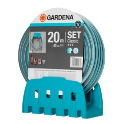 Шланг с настенным держателем Gardena 18005, разные цвета, 20 м Шланг с настенным держателем Gardena 18005, разные цвета, 20 м