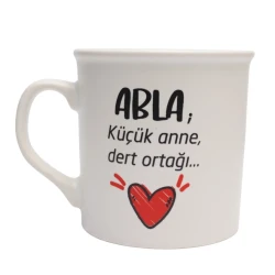 Krujka Abla yazısı ilə, 250 ml, rəngbərəng