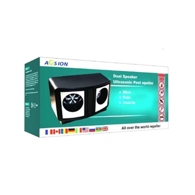 Ультразвуковой отпугиватель грызунов Aosion, 300 кв.м. Ультразвуковой отпугиватель грызунов Aosion, 300 кв.м.
