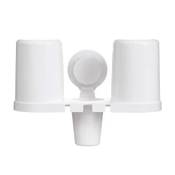 Держатель для зубных щеток и зубной пасты Miniso Simple Tooth Cleaning Set With Suction Cup 2 Cups Держатель для зубных щеток и зубной пасты Miniso Simple Tooth Cleaning Set With Suction Cup 2 Cups