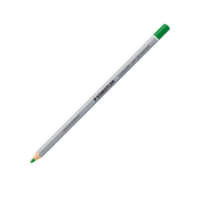 Карандаш для разметки Staedtler Lumocolor Non-permanent Omnichrom Green для камня, стекла, металла, пластика Карандаш для разметки Staedtler Lumocolor Non-permanent Omnichrom Green для камня, стекла, металла, пластика