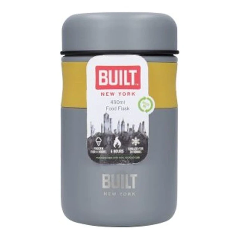 Термос для еды Hom-me 104871, 490 мл, нержавеющая сталь, серый Термос для еды Hom-me 104871, 490 мл, нержавеющая сталь, серый