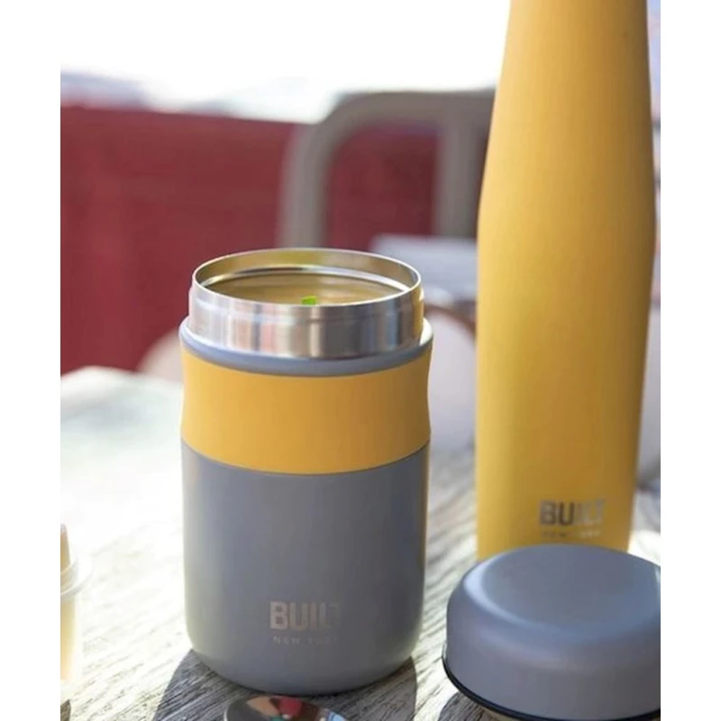 Термос для еды Hom-me 104871, 490 мл, нержавеющая сталь, серый Термос для еды Hom-me 104871, 490 мл, нержавеющая сталь, серый