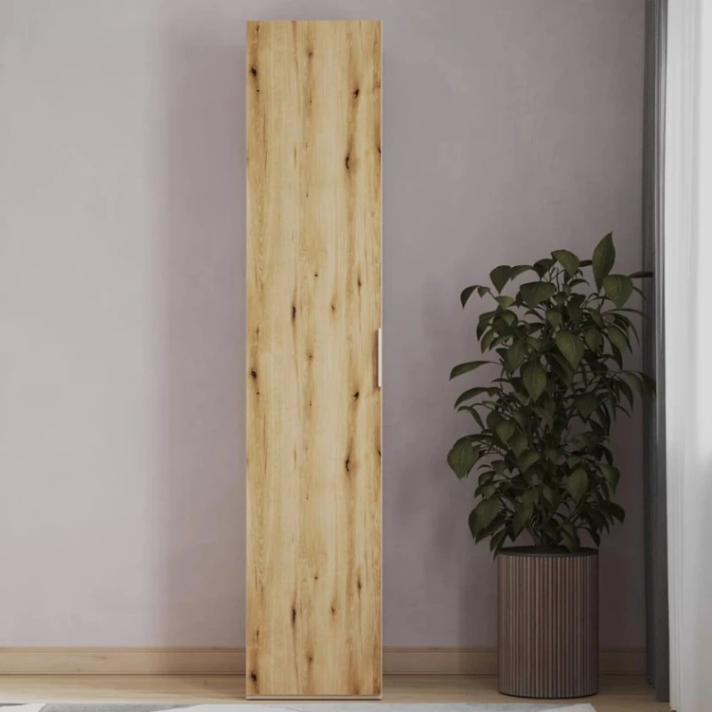 Шкаф Art Mebel 24, ламинат, бежевый/коричневый, 210x50x45 см Шкаф Art Mebel 24, ламинат, бежевый/коричневый, 210x50x45 см