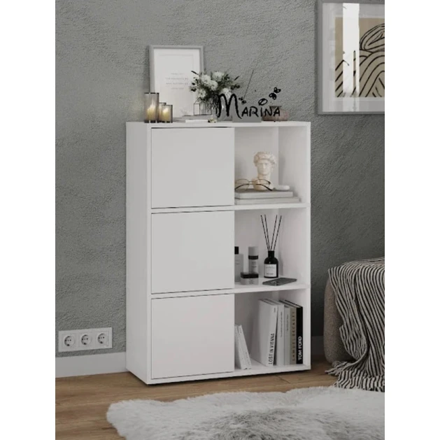 Тумба Marina 3563_M25TumChilWh, ЛДСП, 102.4x29.3x70 см, белая Тумба Marina 3563_M25TumChilWh, ЛДСП, 102.4x29.3x70 см, белая