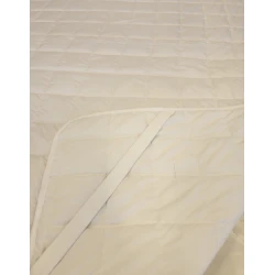 Наматрасник Evimmoda SHA-00006222, с резинкой, белый, 200х200 см