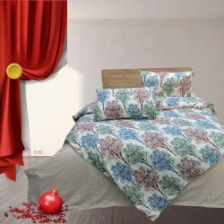 Комплект постельного белья Narlı 001102, пододеяльник 200x220 см, простыня 220x240 см, наволочка 50х70 см (2 шт), двуспальный, разноцветный