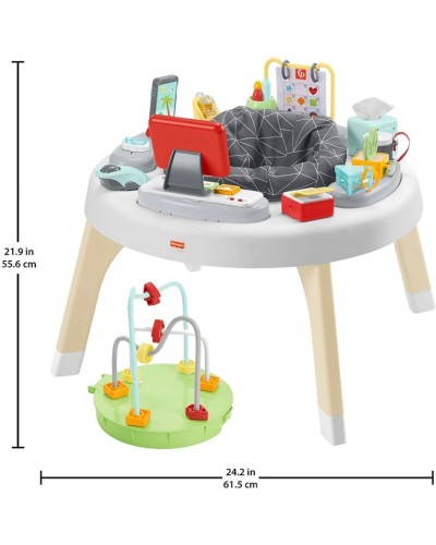 İnkişafetdirici oyun mərkəzi Fisher-Price HBM26 2-in-1 Like a Boss, 61.5x61.5x55.6 sm, plastik, rəngbərəng