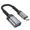 Переходник Hoco UA24 Type-C to USB Black