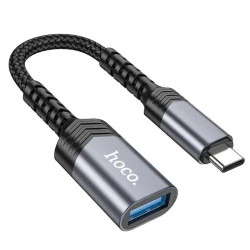 Переходник Hoco UA24 Type-C to USB Black