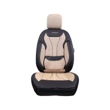 Oturacaq üçün çexol Deluxe Boss London Series, qara/bej