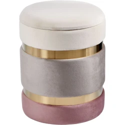 Пуфик 5, ткань, разноцветный, 40x35x35 см