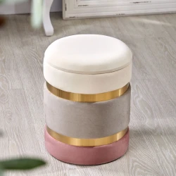 Пуфик 5, ткань, разноцветный, 40x35x35 см