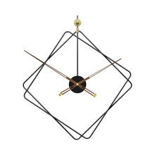 Divar saatı NY-836, qara, 50x56 sm
