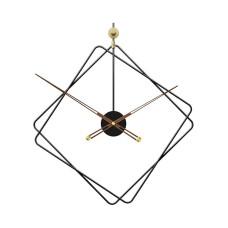 Divar saatı NY-836, qara, 50x56 sm