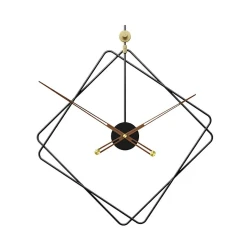 Настенные часы NY-836, черный, 50x56 см Настенные часы NY-836, черный, 50x56 см