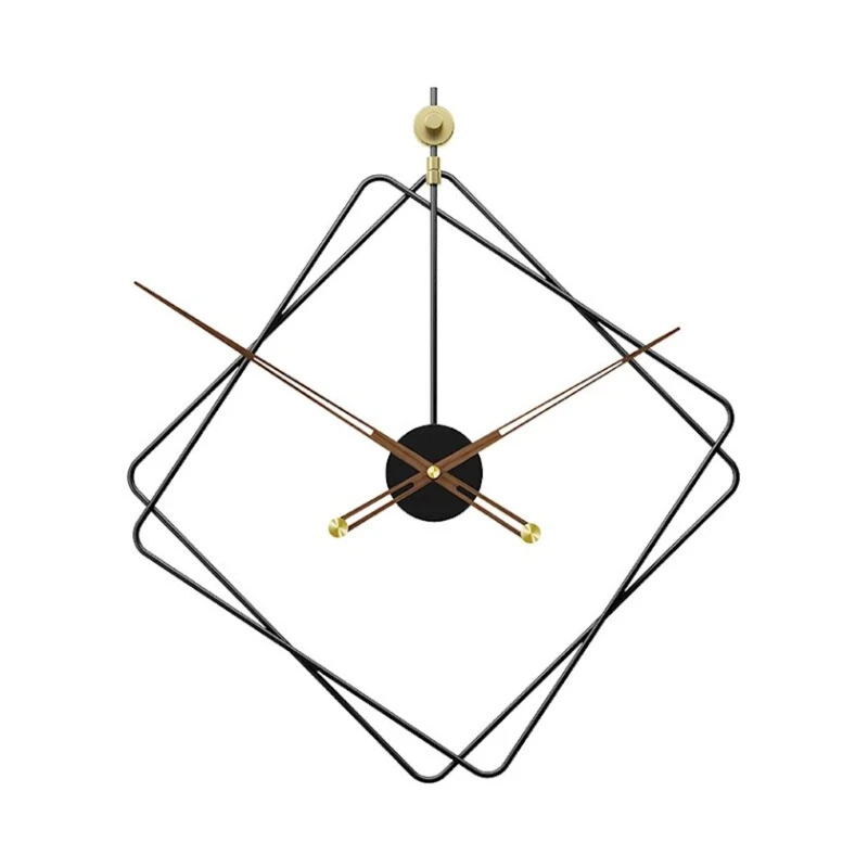 Настенные часы NY-836, черный, 50x56 см