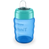 Поильник с трубочкой Philips AVENT SCF553/05, полипропилен/силикон, голубой, 260 мл, 9+ мес