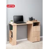 Kompüter masası Letta LDSP, bej, 72.5х45х104 sm