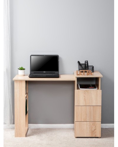 Kompüter masası Letta LDSP, bej, 72.5х45х104 sm