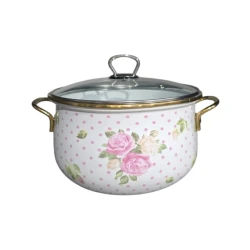 Qazan Emal 5566, mina, rəngbərəng, 22 sm