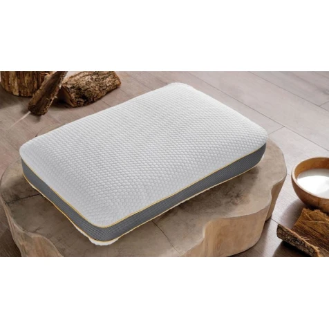 Ортопедическая подушка Yataş Latex Air, 40x60x14 см, белая Ортопедическая подушка Yataş Latex Air, 40x60x14 см, белая