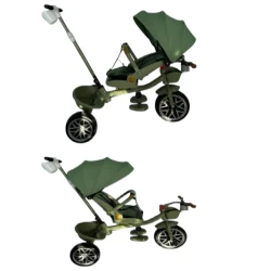 Uşaqlar üçün üçtəkərli velosiped 066_RB_210967, yaşıl