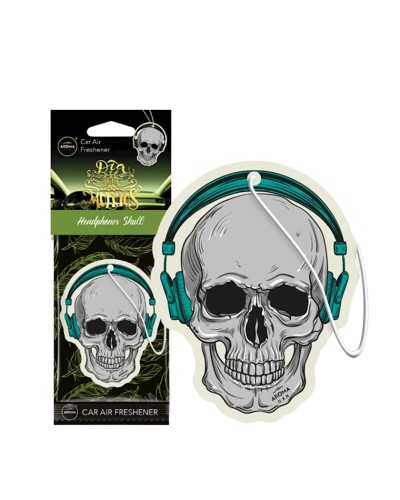 Avtomobil üçün ətirləndirici Aroma Car Headphones skull, asma